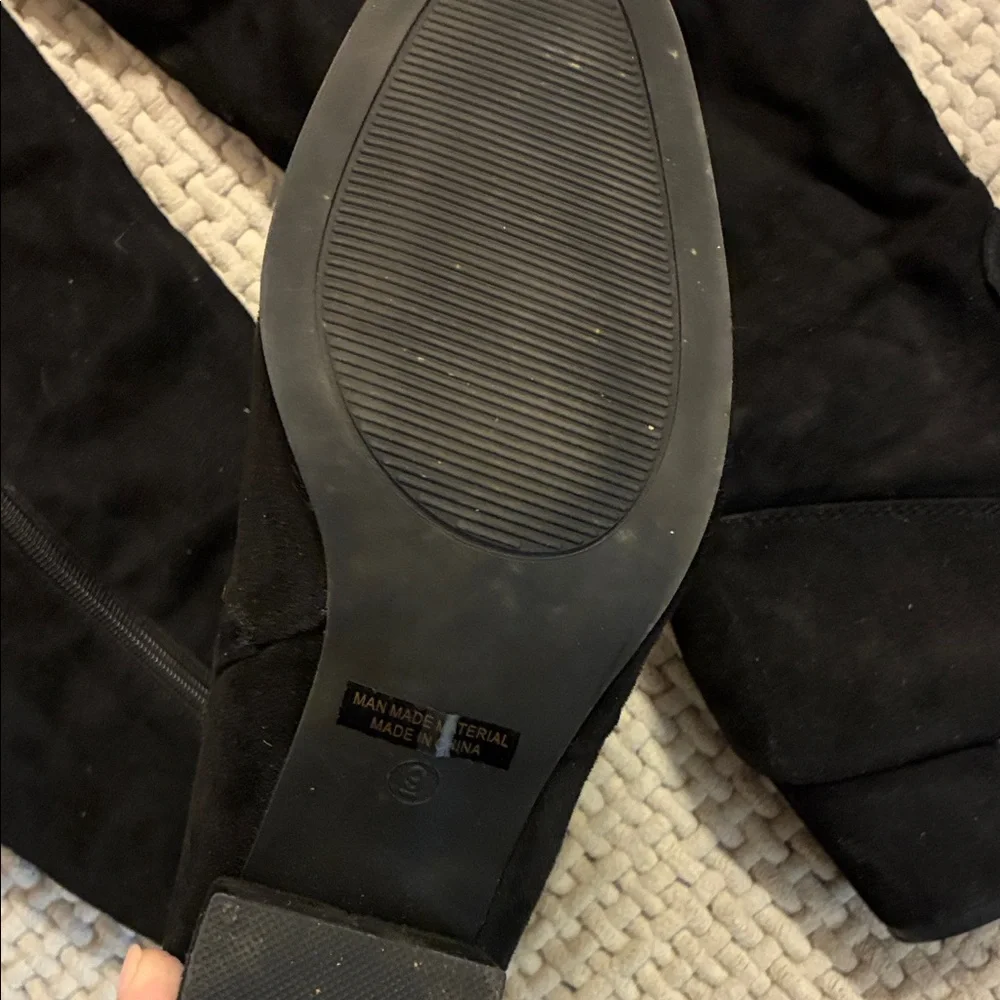 Refresh Black Over‎ the Knee Boots